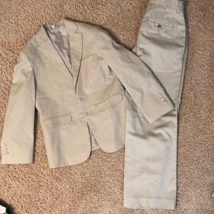 Boys khaki blazer and dress pants size 8